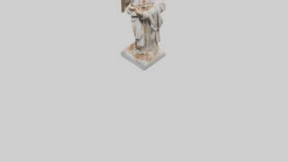 3D model Early Christian Martyr statue model VR / AR / low-poly