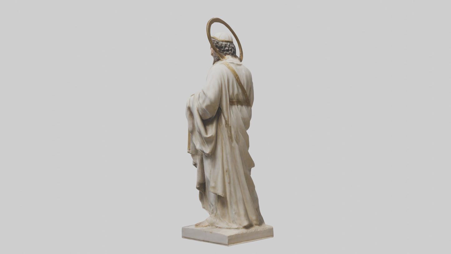 3D model Early Christian Martyr statue model VR / AR / low-poly