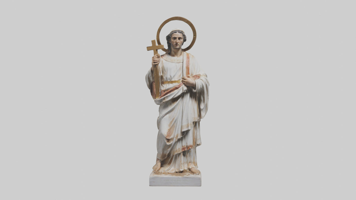 3D model Early Christian Martyr statue model VR / AR / low-poly