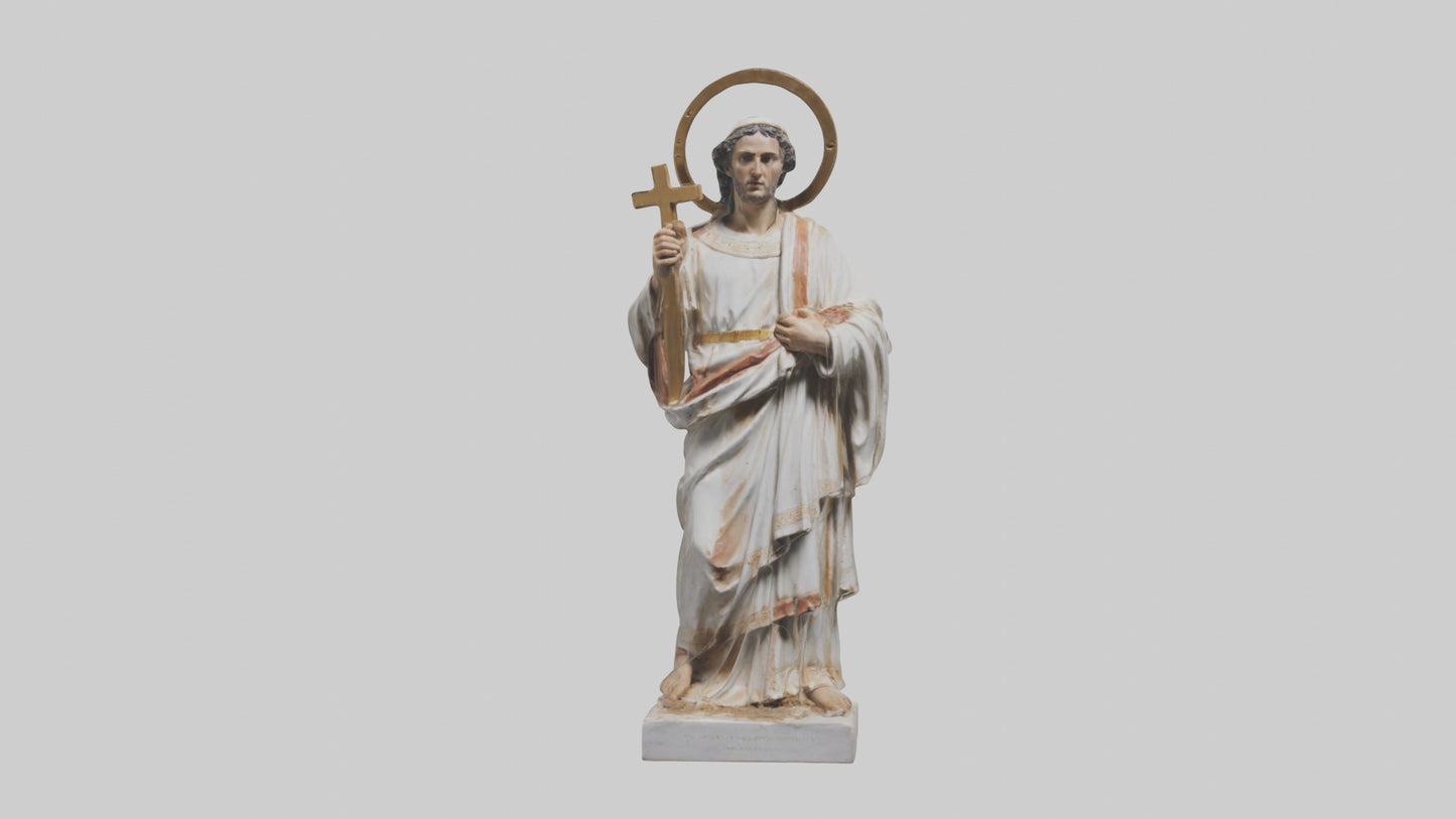 3D model Early Christian Martyr statue model VR / AR / low-poly