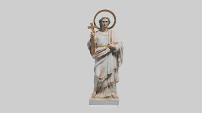 3D model Early Christian Martyr statue model VR / AR / low-poly