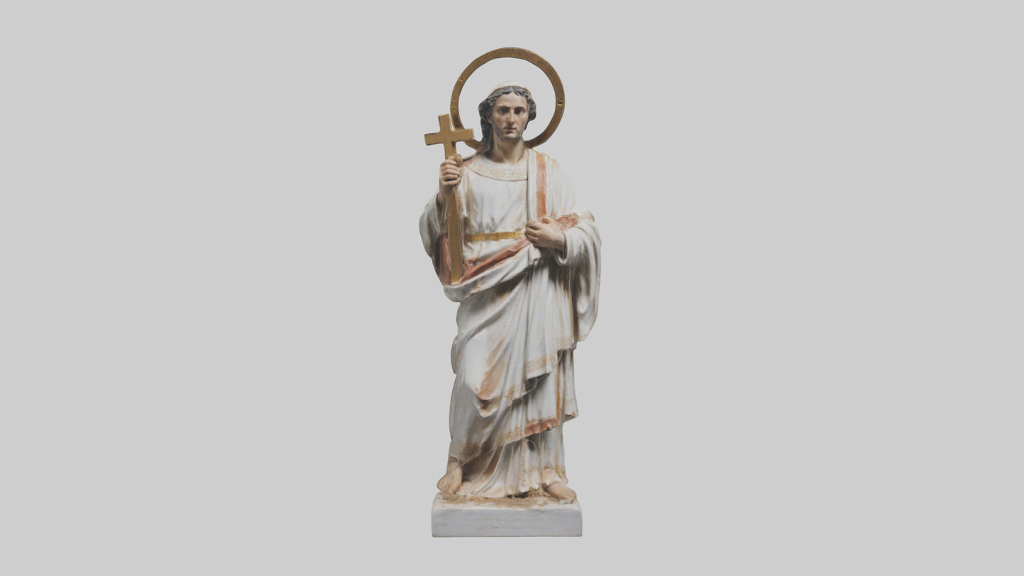 3D model Early Christian Martyr statue model VR / AR / low-poly