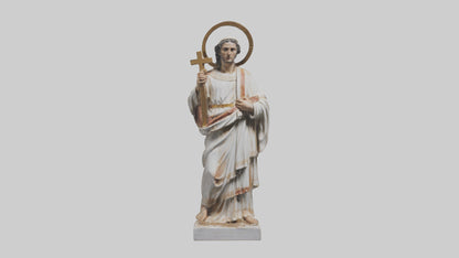 3D model Early Christian Martyr statue model VR / AR / low-poly
