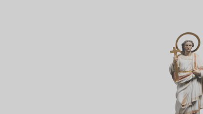 3D model Early Christian Martyr statue model VR / AR / low-poly