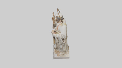 3D model Early Christian Martyr statue model VR / AR / low-poly