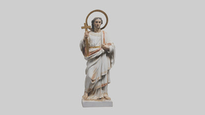 3D model Early Christian Martyr statue model VR / AR / low-poly