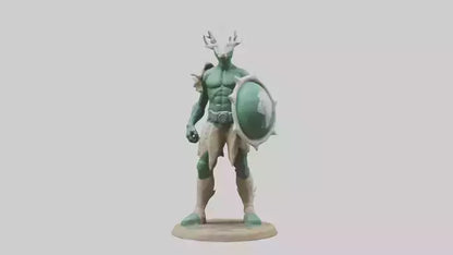 Earth Defender Sculpture model 3D model