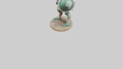Earth Defender Sculpture model 3D model