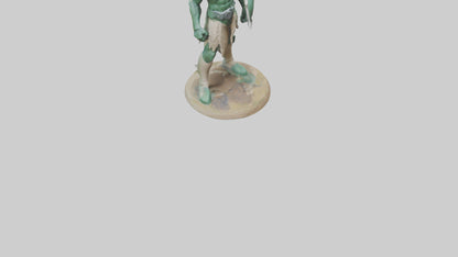 Earth Defender Sculpture model 3D model
