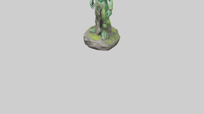 Earth Elemental statue model VR / AR / low-poly