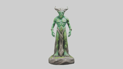 Earth Elemental statue model VR / AR / low-poly