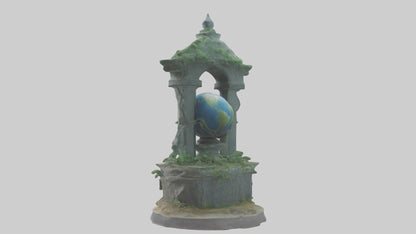 Earth Guardians Monument model VR / AR / low-poly