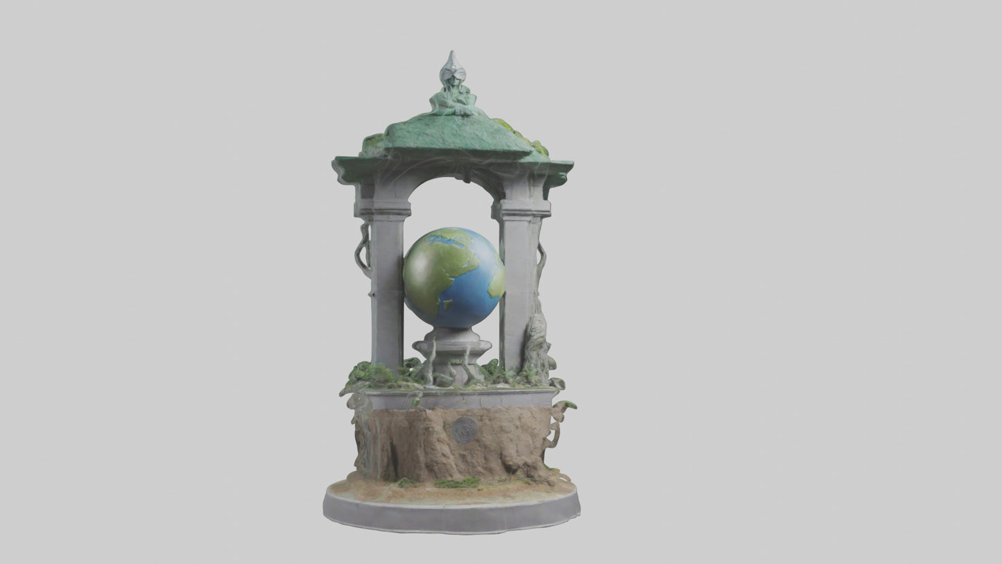 Earth Guardians Monument model VR / AR / low-poly