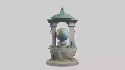Earth Guardians Monument model VR / AR / low-poly