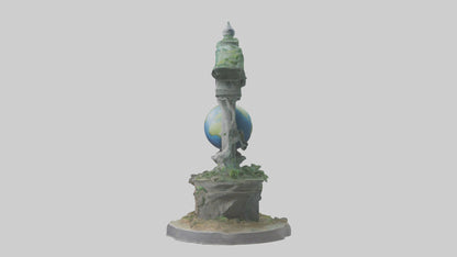 Earth Guardians Monument model VR / AR / low-poly