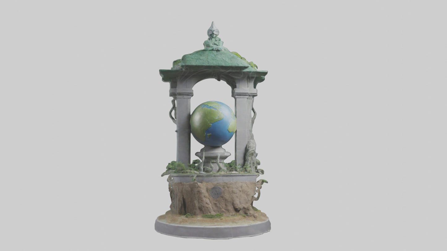 Earth Guardians Monument model VR / AR / low-poly