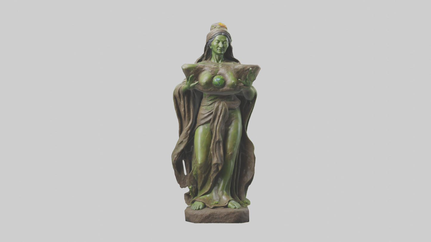 Earth Mother statue model 3D model