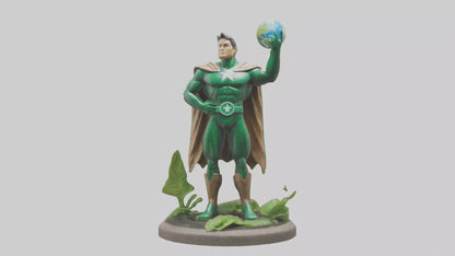 EarthFriendly Hero Statue model 3D model