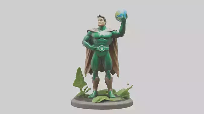EarthFriendly Hero Statue model 3D model