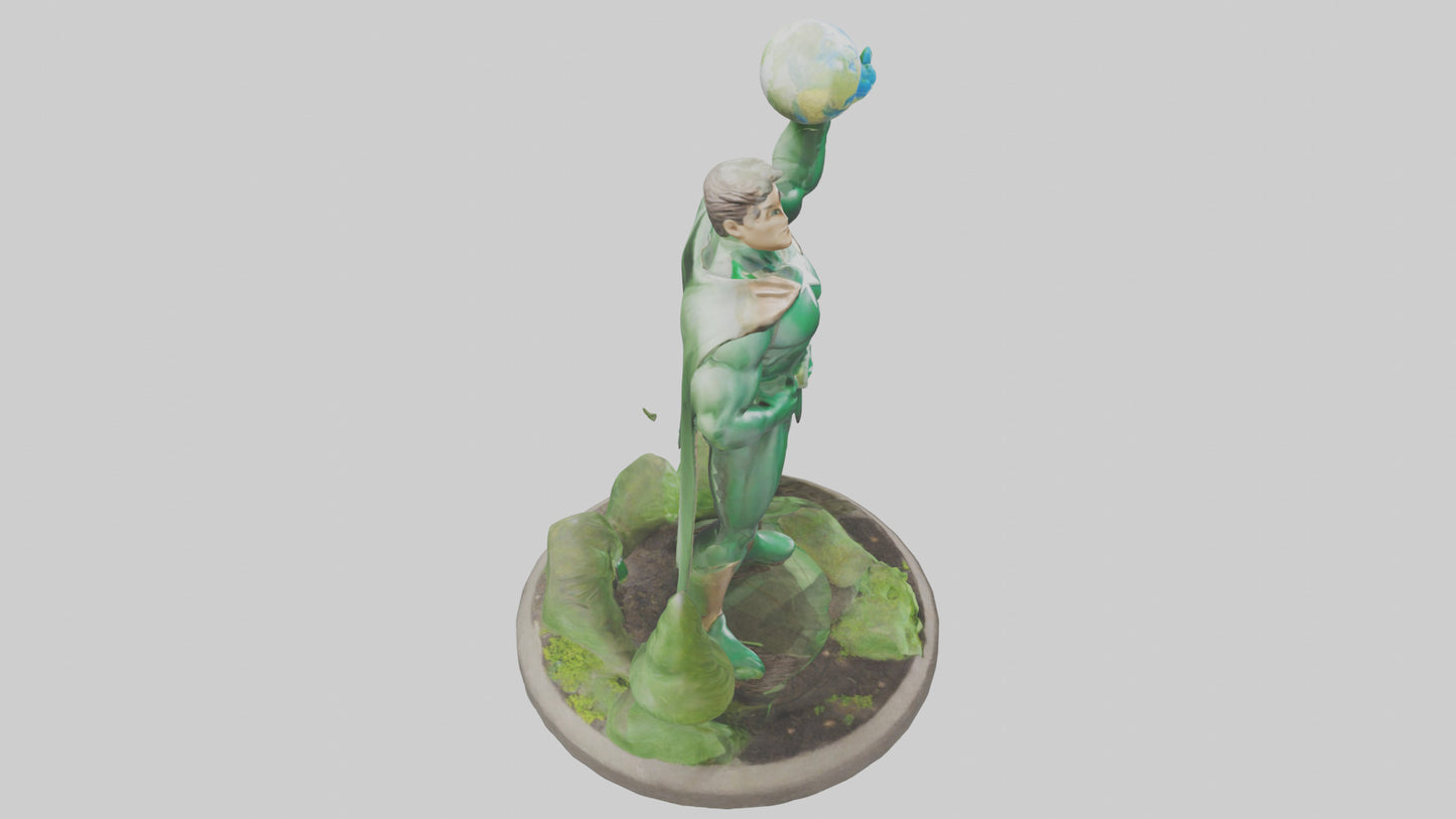 EarthFriendly Hero Statue model 3D model