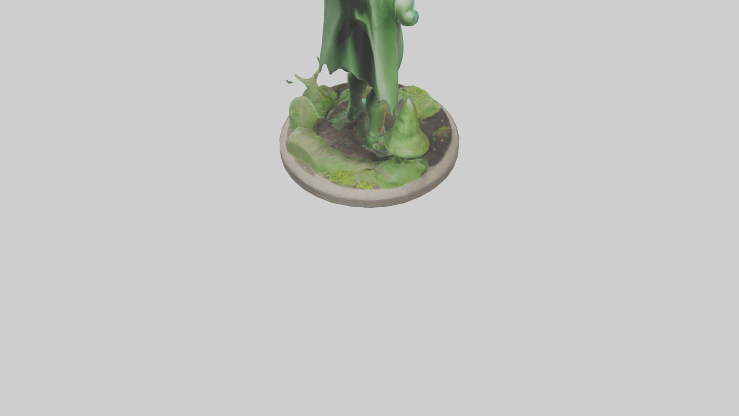 EarthFriendly Hero Statue model 3D model
