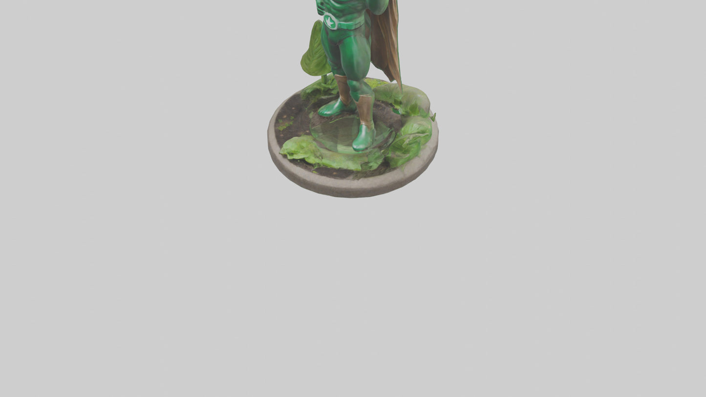 EarthFriendly Hero Statue model 3D model