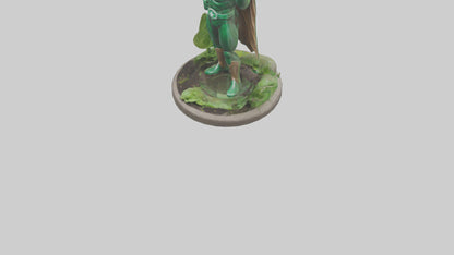 EarthFriendly Hero Statue model 3D model