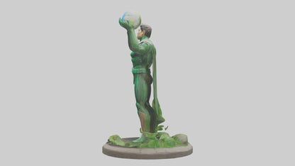 EarthFriendly Hero Statue model 3D model