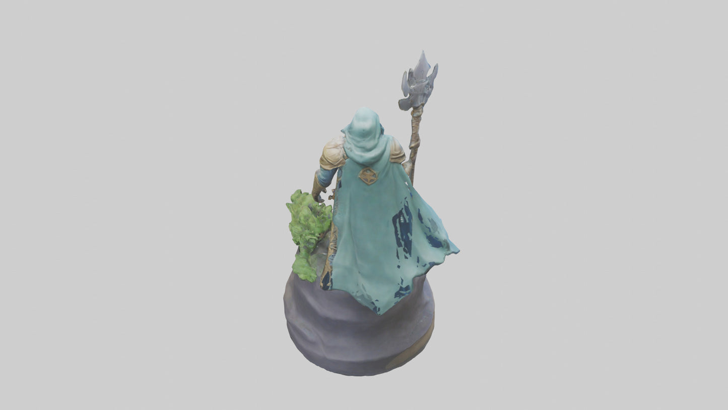 Earthkeeper Hero Statue model 3D model