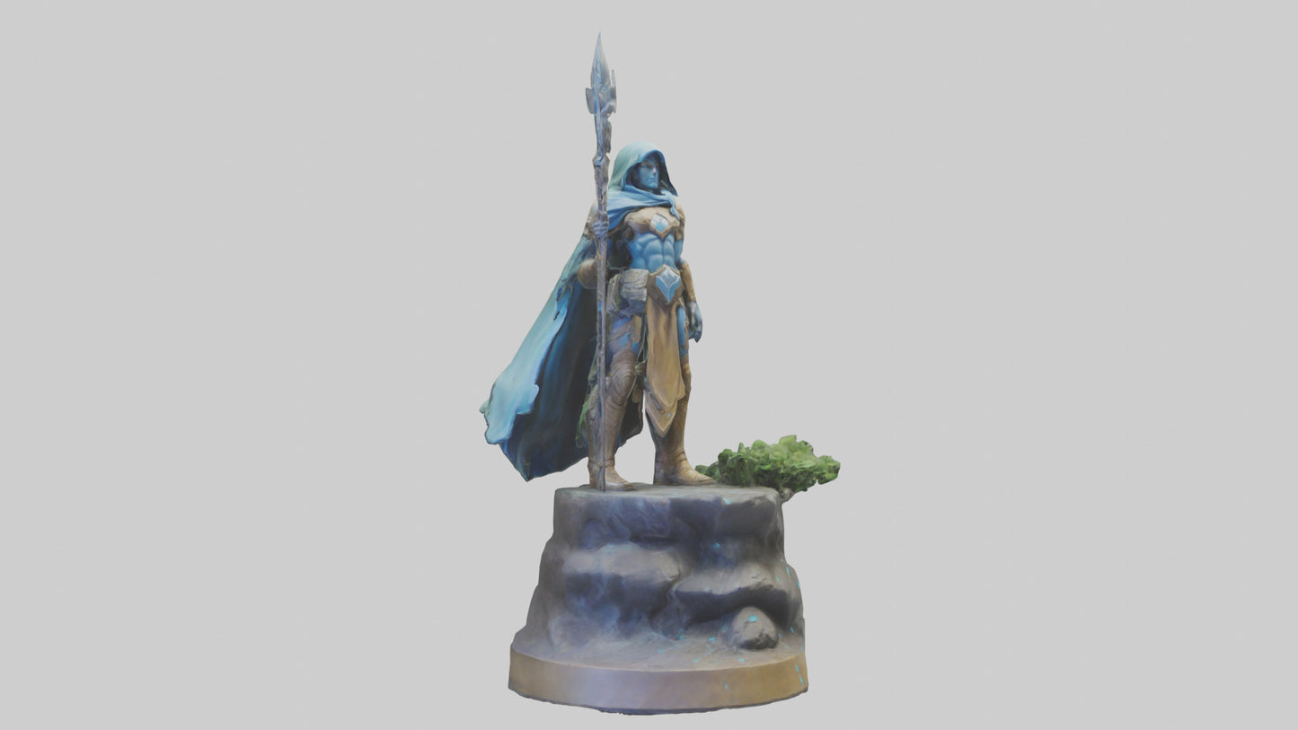 Earthkeeper Hero Statue model 3D model
