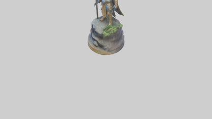 Earthkeeper Hero Statue model 3D model