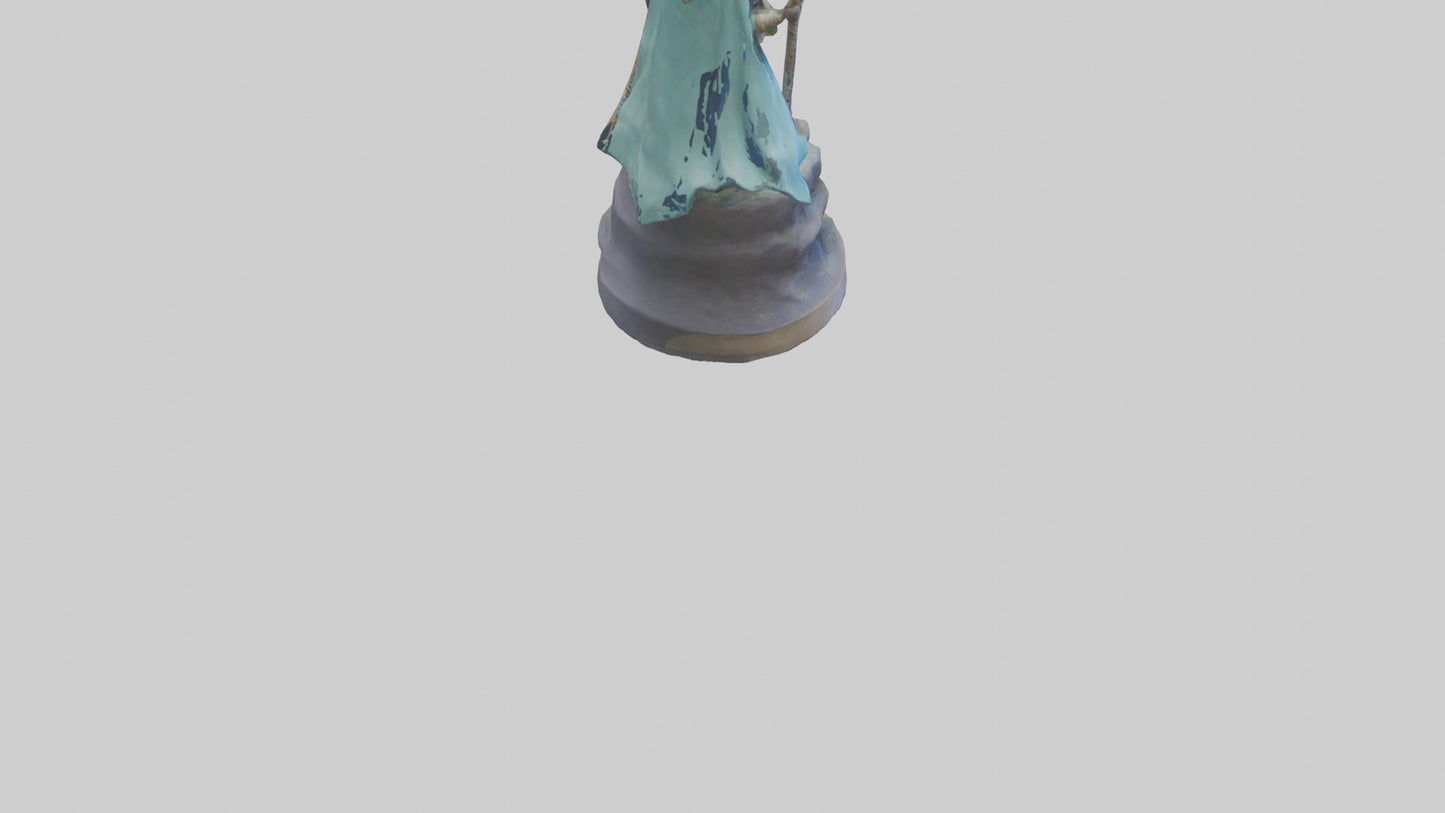 Earthkeeper Hero Statue model 3D model