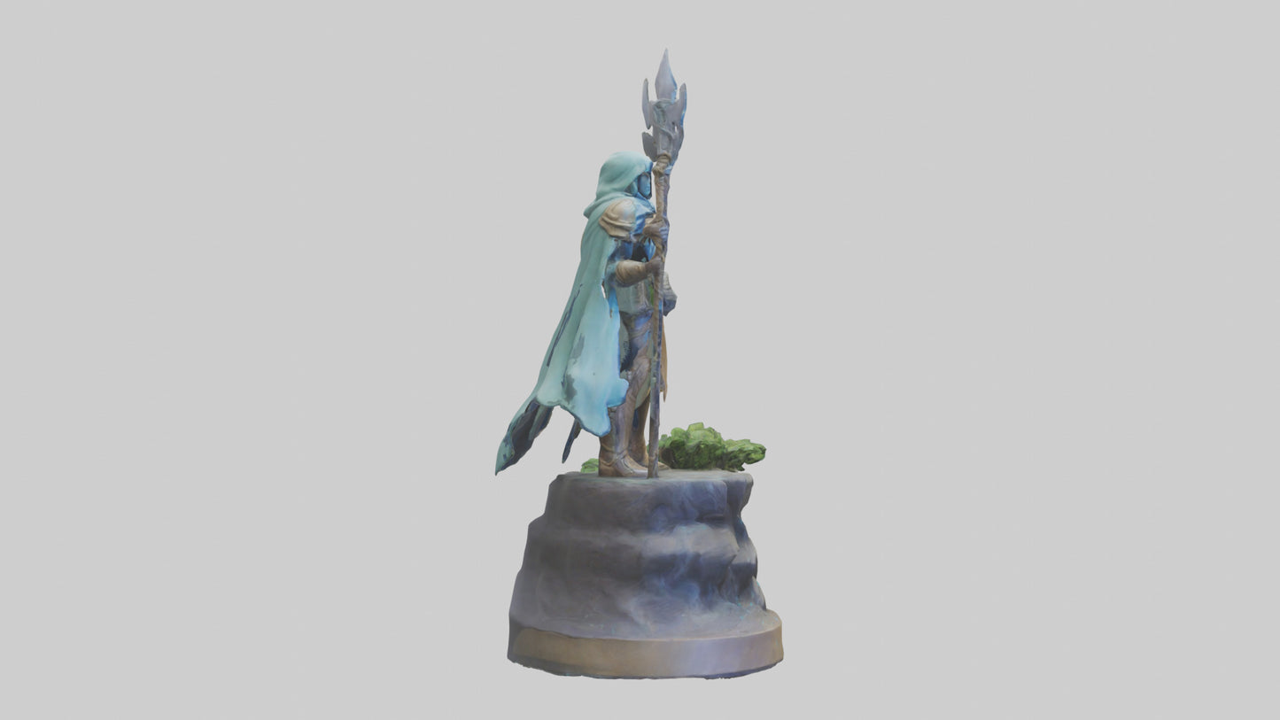 Earthkeeper Hero Statue model 3D model