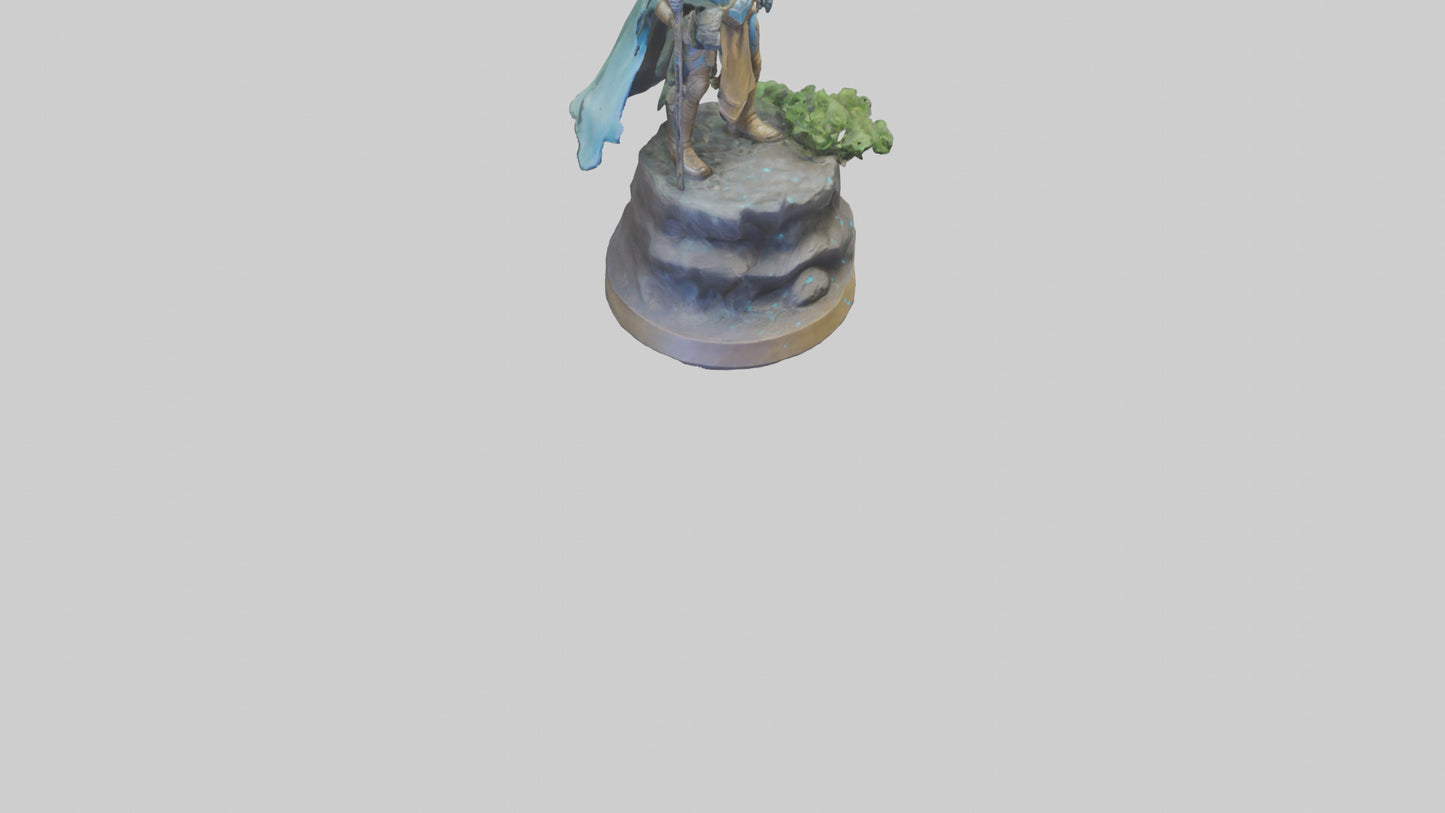 Earthkeeper Hero Statue model 3D model