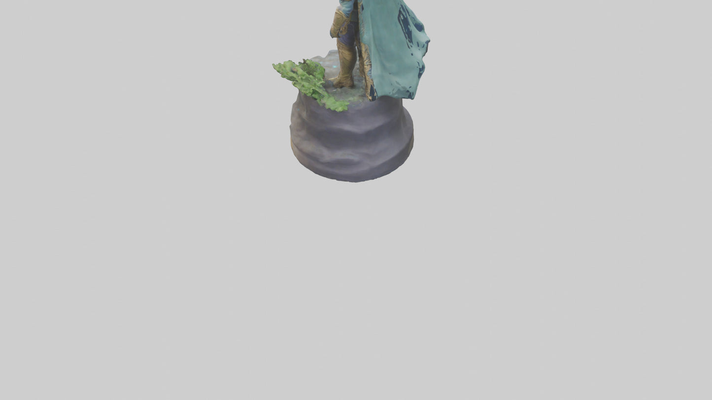 Earthkeeper Hero Statue model 3D model