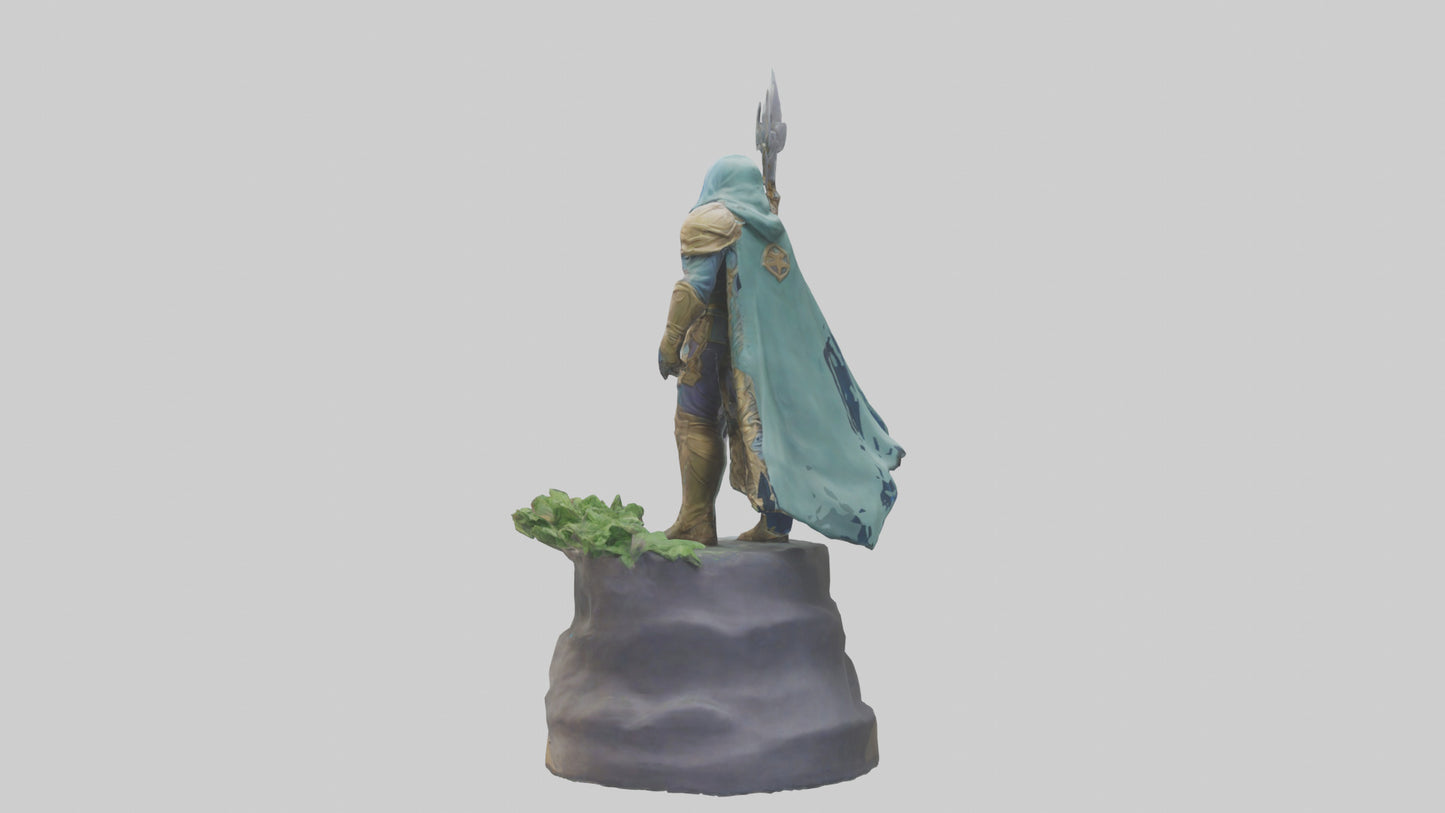 Earthkeeper Hero Statue model 3D model
