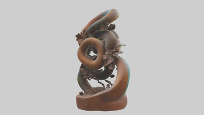 Earthly Spiral Sculpture model 3D model