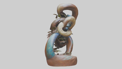 Earthly Spiral Sculpture model 3D model