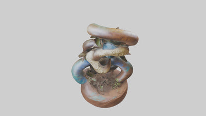 Earthly Spiral Sculpture model 3D model