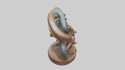 Earthly Spiral Sculpture model 3D model