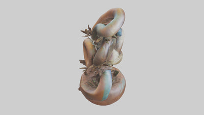 Earthly Spiral Sculpture model 3D model
