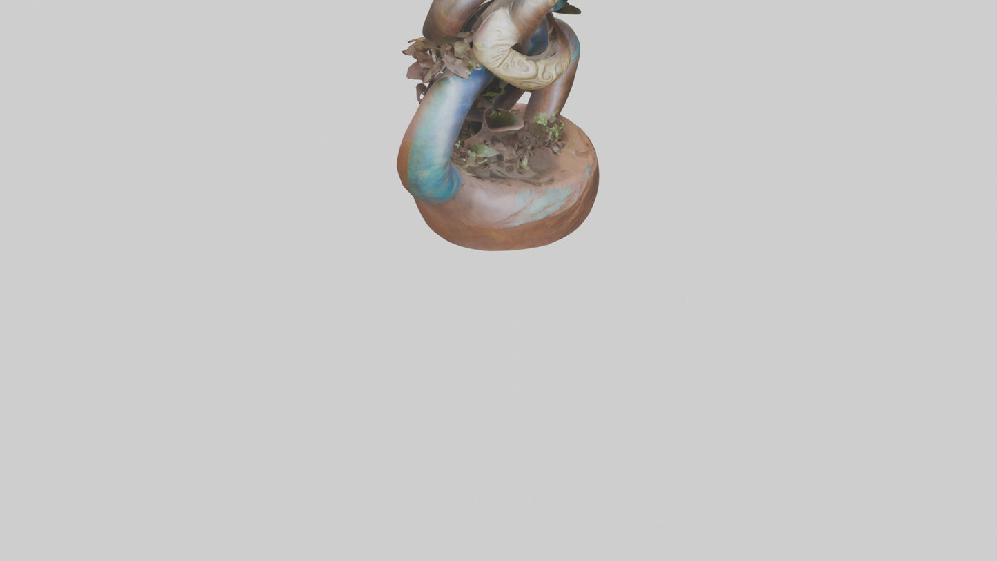 Earthly Spiral Sculpture model 3D model