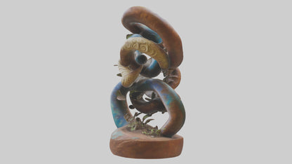 Earthly Spiral Sculpture model 3D model
