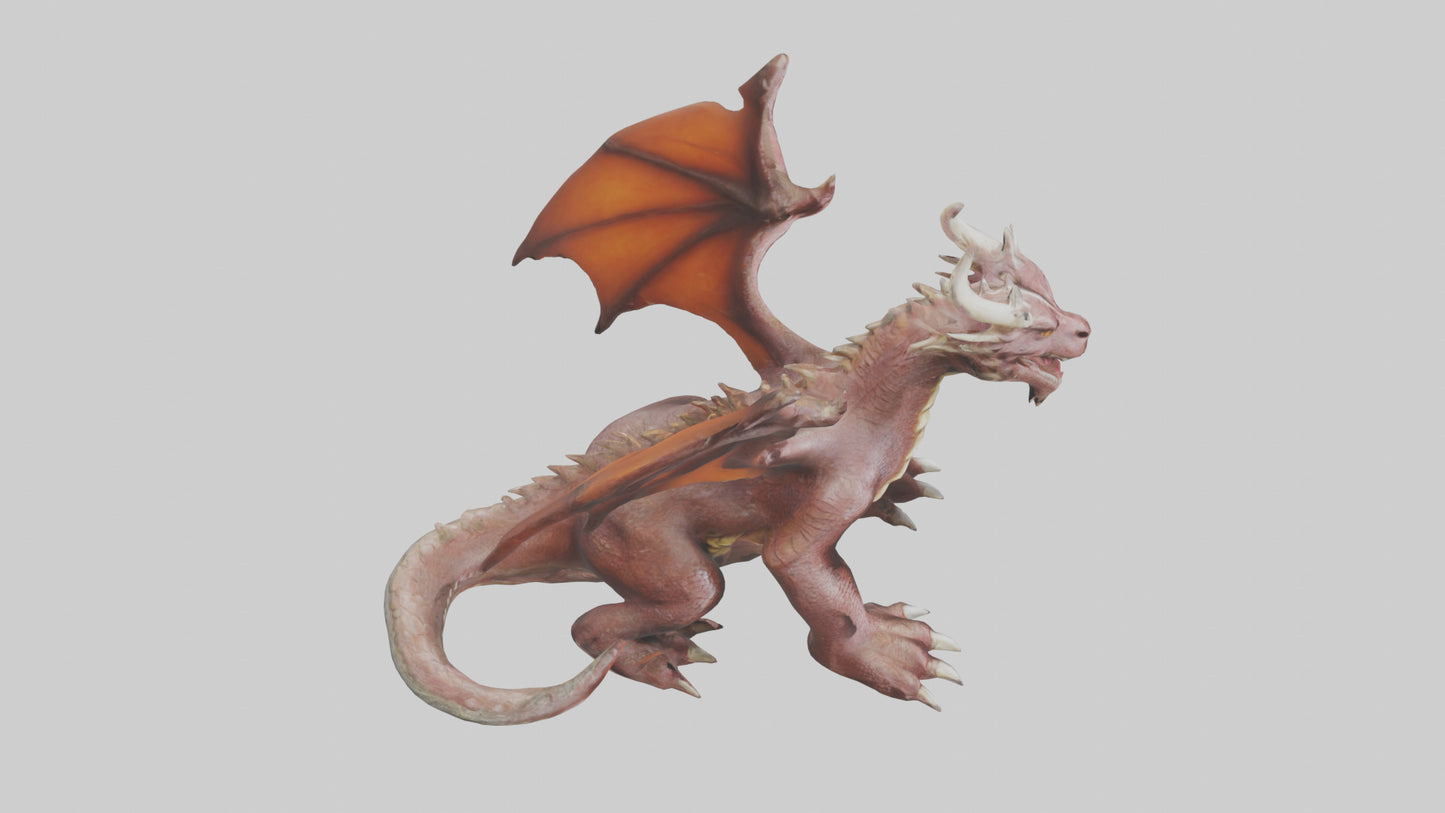 Earthquake Dragon model 3D model