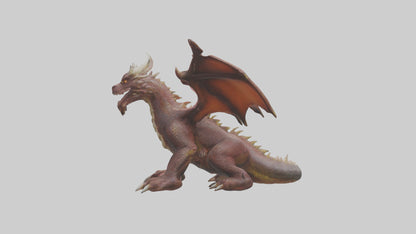 Earthquake Dragon model 3D model