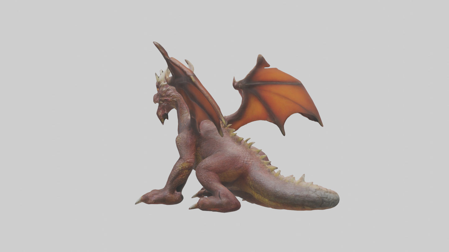Earthquake Dragon model 3D model