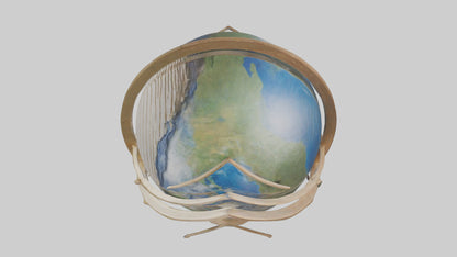 Earths Motion sculpture model VR / AR / low-poly