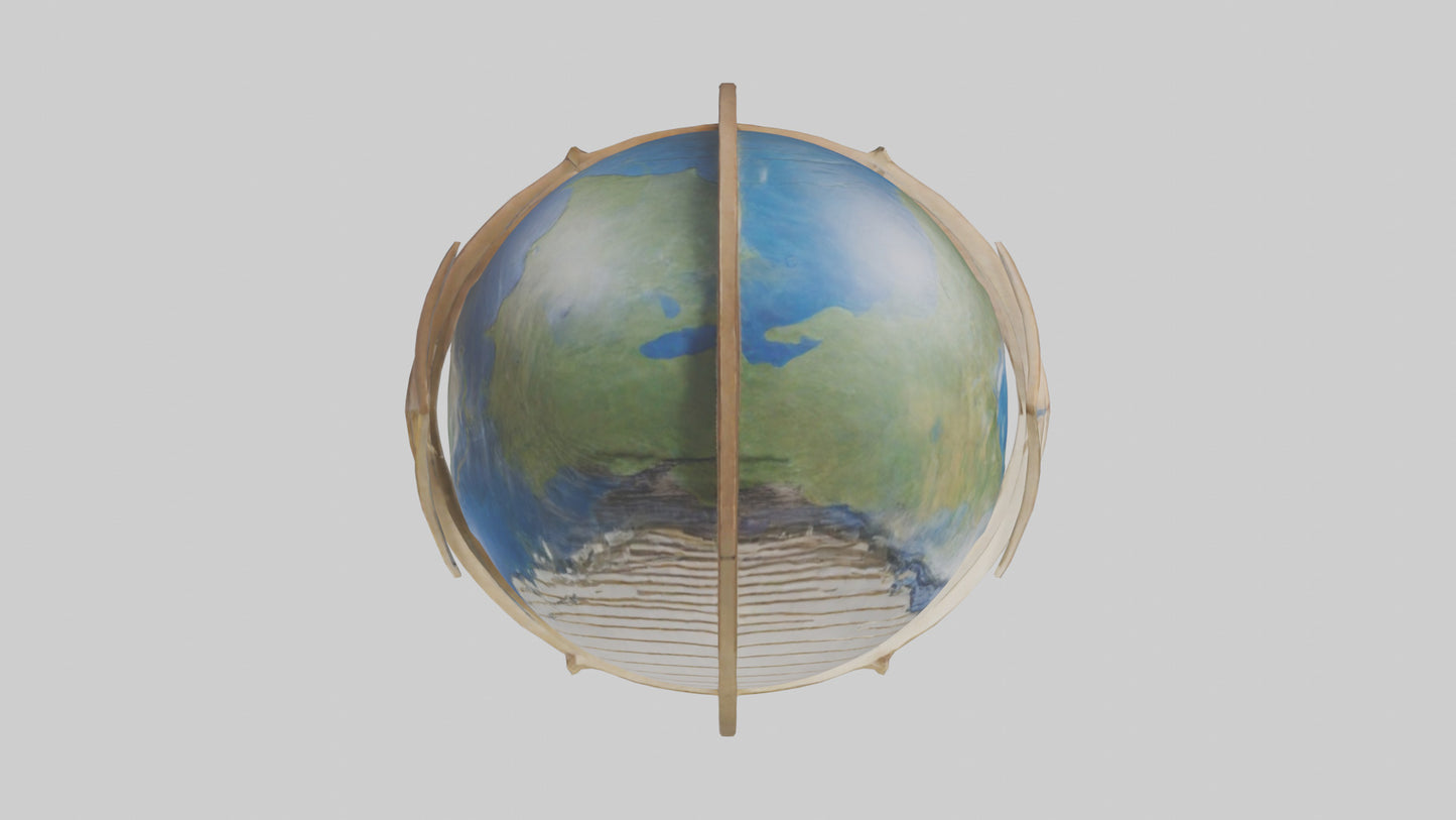 Earths Motion sculpture model VR / AR / low-poly