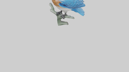Eastern Bluebird statue model VR / AR / low-poly