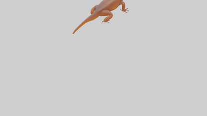 Eastern Newt crawling model VR / AR / low-poly